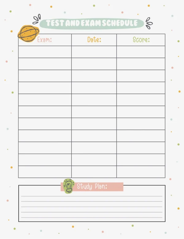 Exam Countdown Planner